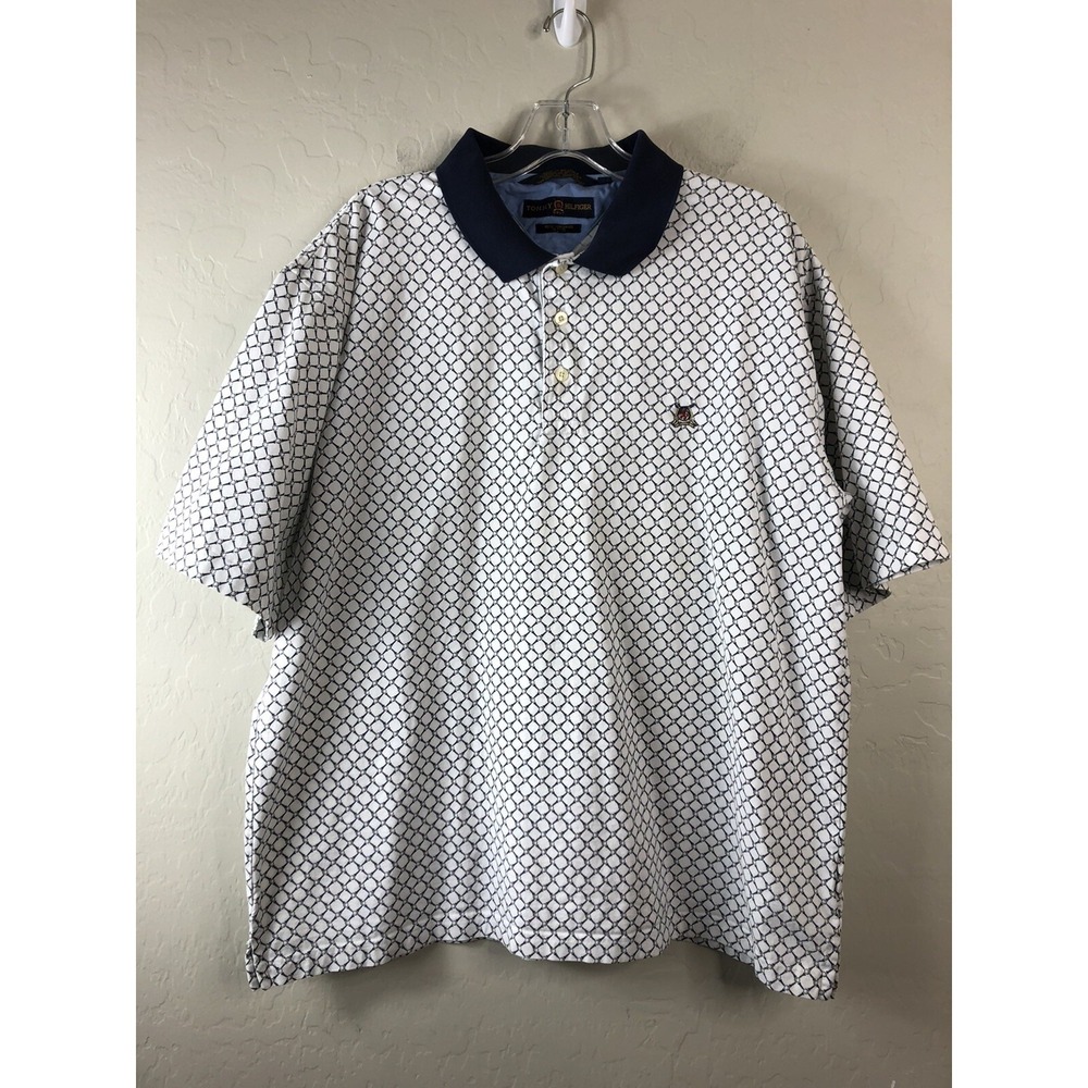 TOMMY HILFIGER‎ GOLF Mens XL Polo Mercerized Cotton